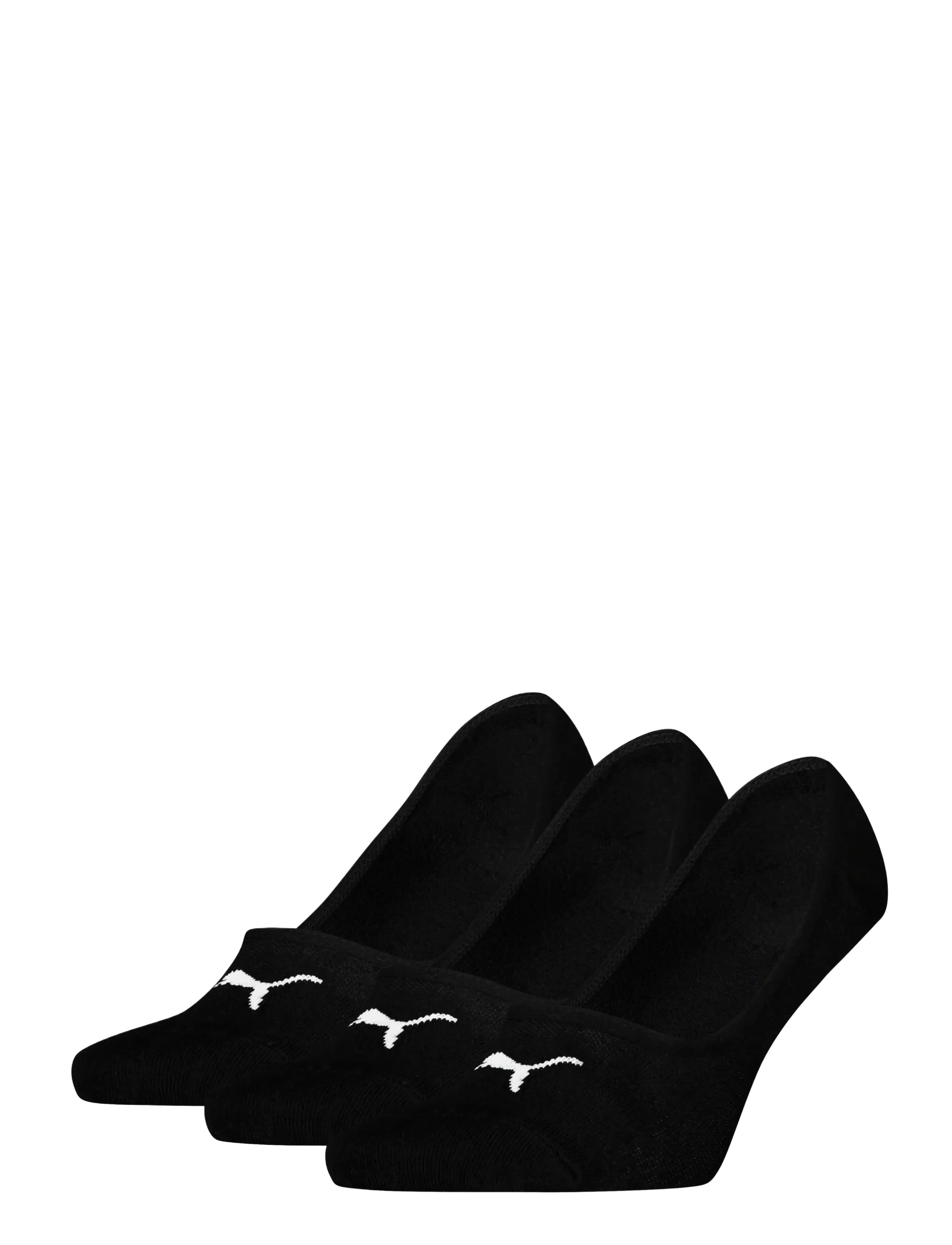 PUMA Puma Unisex Footie 3P, 35-38, Black, Sokker > Ankelstrømper, Herre