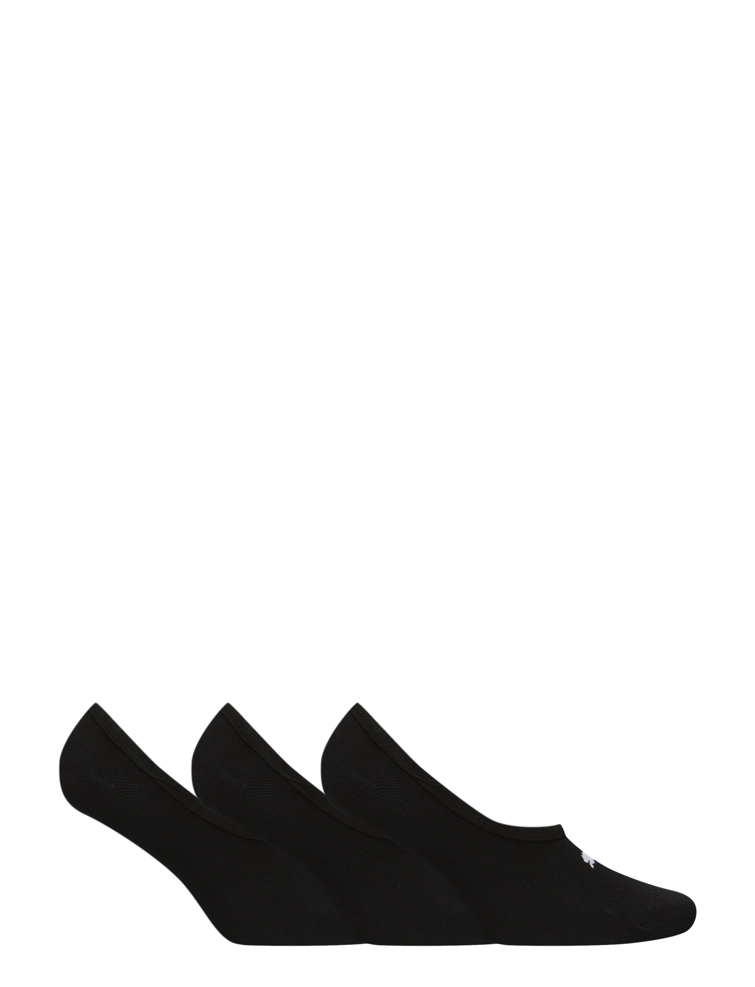 PUMA - PUMA UNISEX FOOTIE 3P - sport socks - black - 1