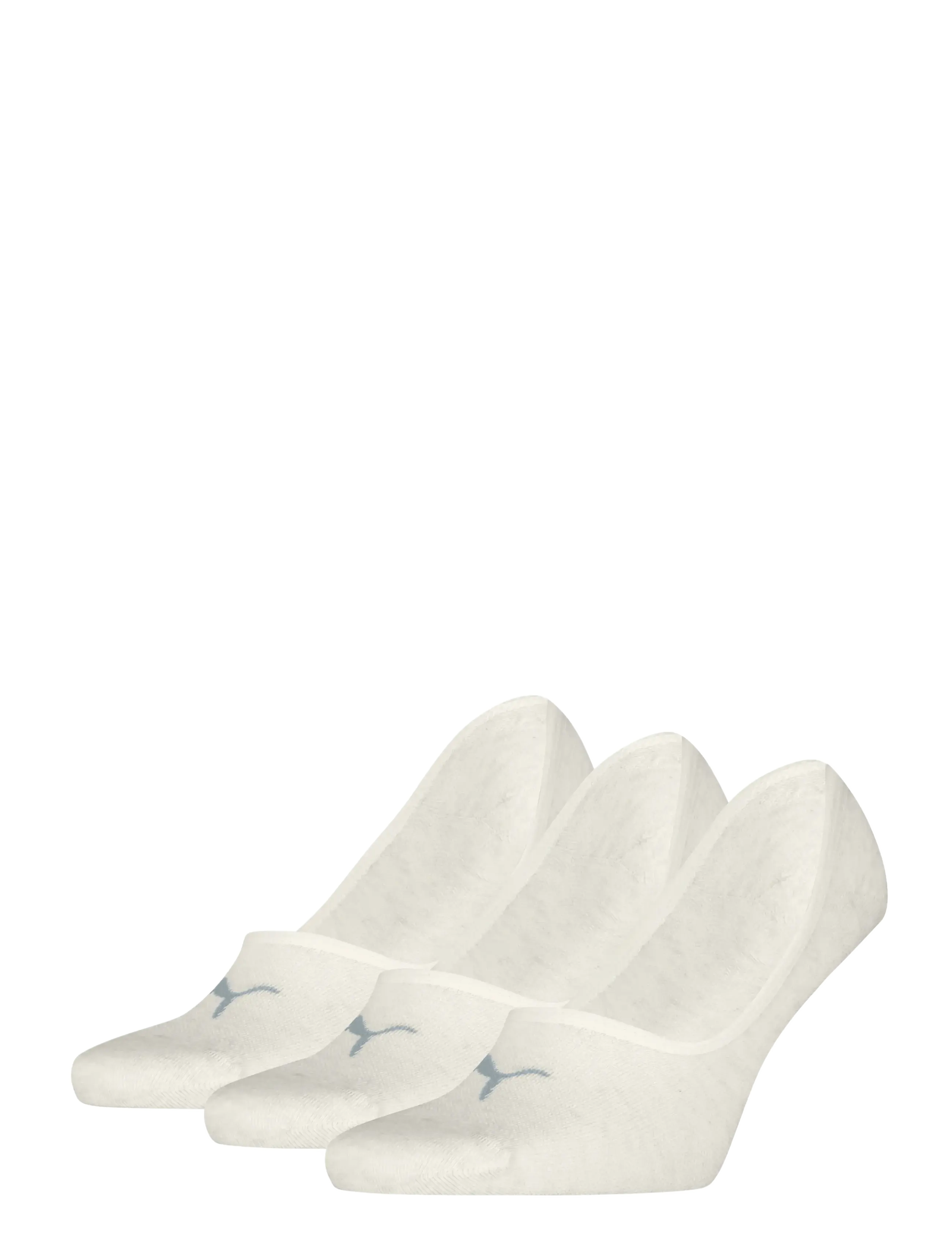 PUMA Puma Unisex Footie 3P, 39-42, White, Sokker > Ankelstrømper, Herre