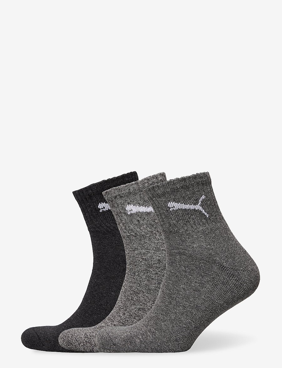 PUMA - PUMA UNISEX SHORT CREW 3P - chaussettes de sport - anthracite / grey - 0