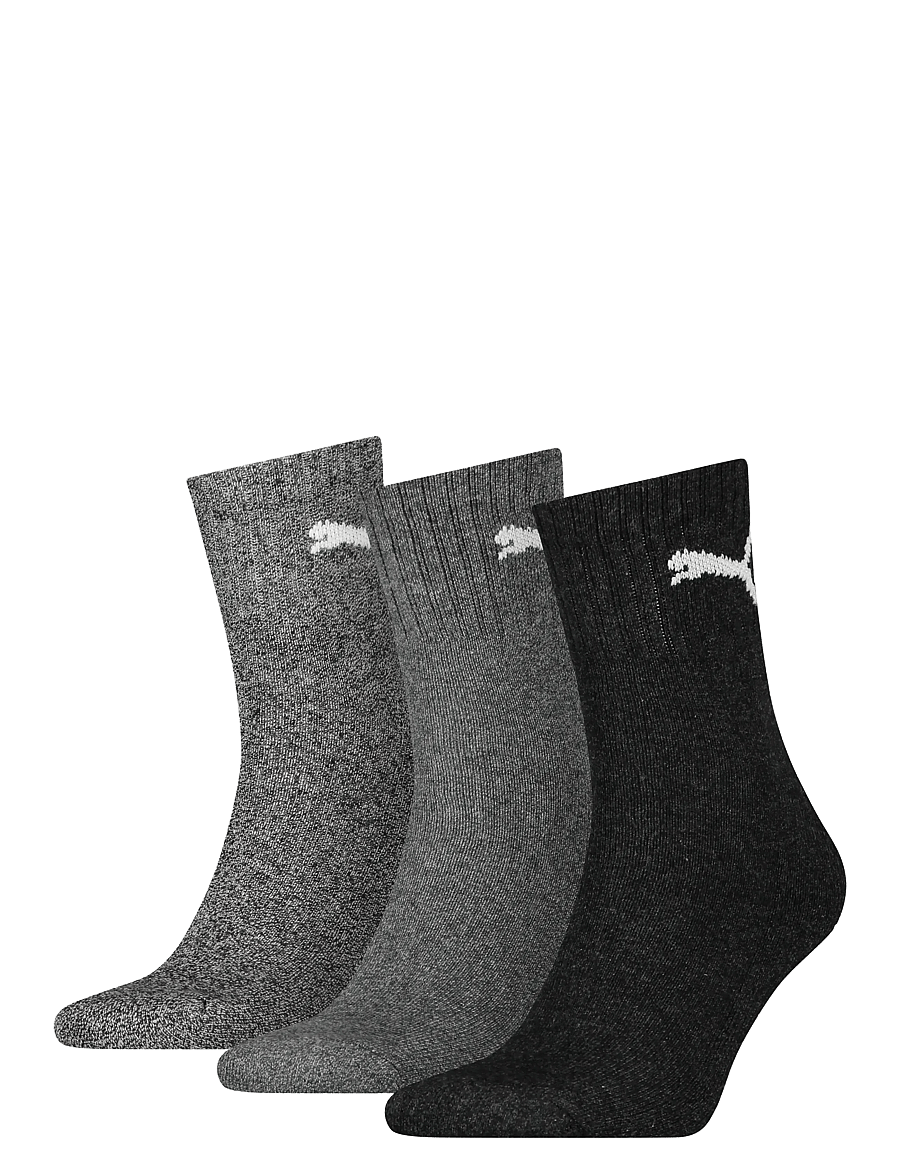 PUMA - PUMA UNISEX SHORT CREW 3P - chaussettes de sport - anthracite / grey - 1