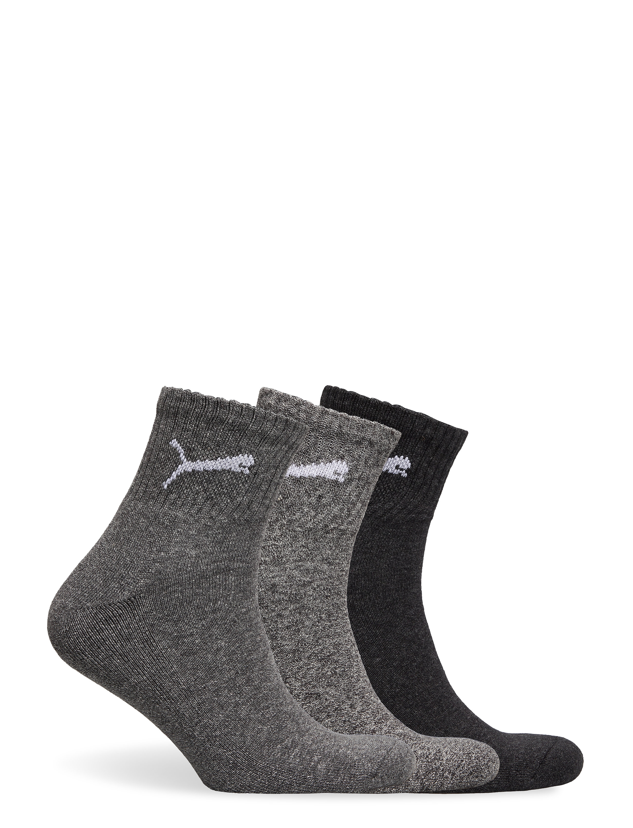 PUMA - PUMA UNISEX SHORT CREW 3P - chaussettes de sport - anthracite / grey - 2