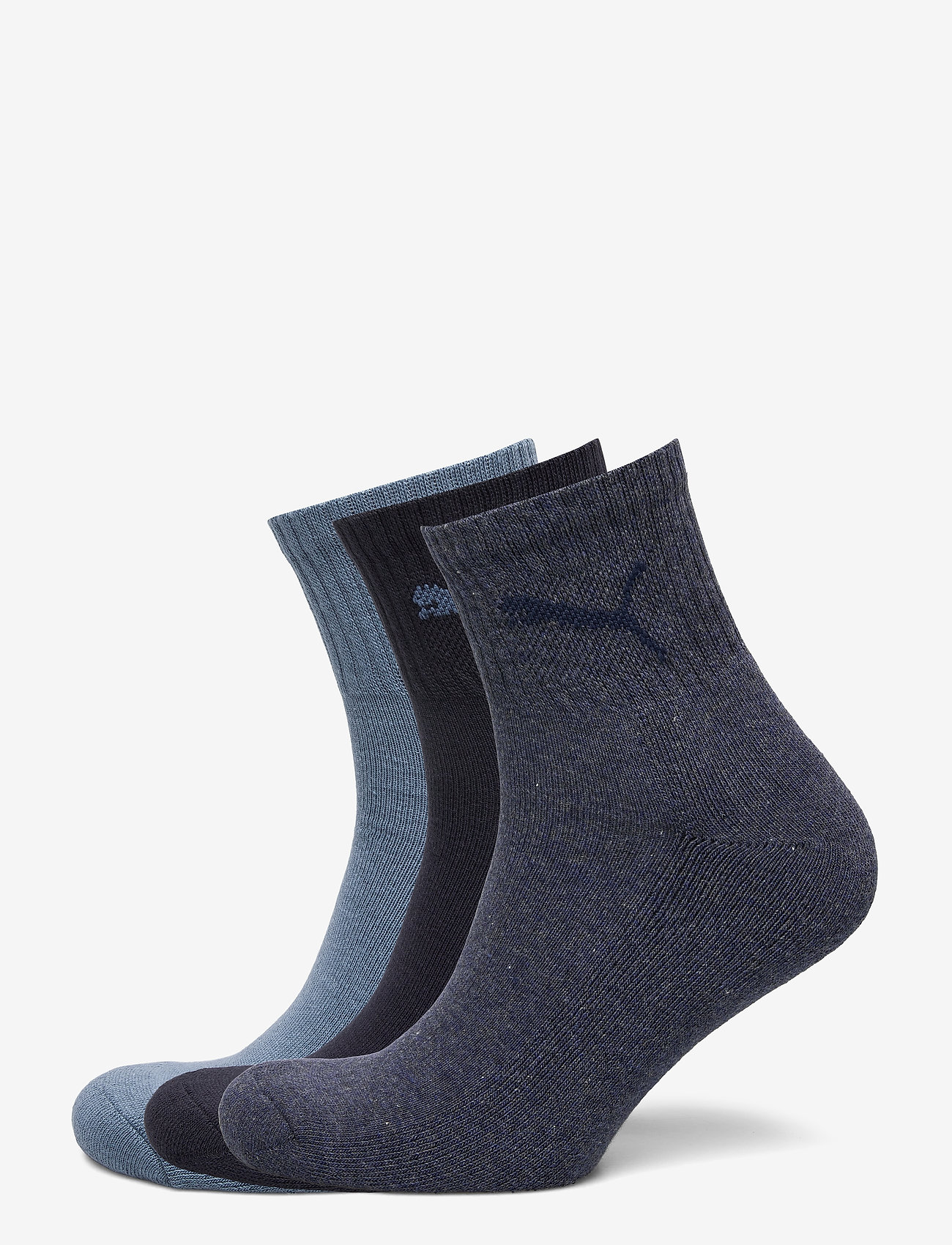 PUMA - PUMA SHORT CREW 3P UNISEX - lot de paires de chaussettes - denim blue - 0