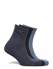 PUMA - PUMA SHORT CREW 3P UNISEX - lot de paires de chaussettes - denim blue - 1