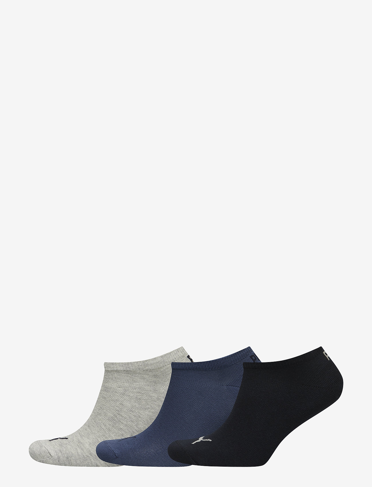 PUMA - PUMA UNISEX SNEAKER PLAIN 3P - ankle socks - navy/grey/nightshadow blue - 0