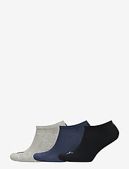 PUMA - PUMA UNISEX SNEAKER PLAIN 3P - ankle socks - navy/grey/nightshadow blue - 0