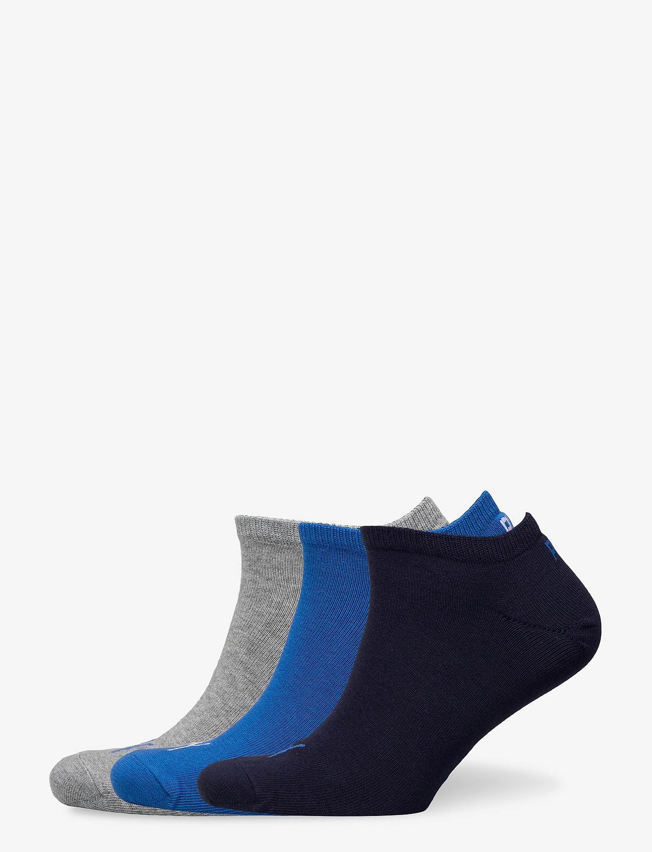 PUMA - PUMA UNISEX SNEAKER PLAIN 3P - sportsocken - blue / grey melange - 0