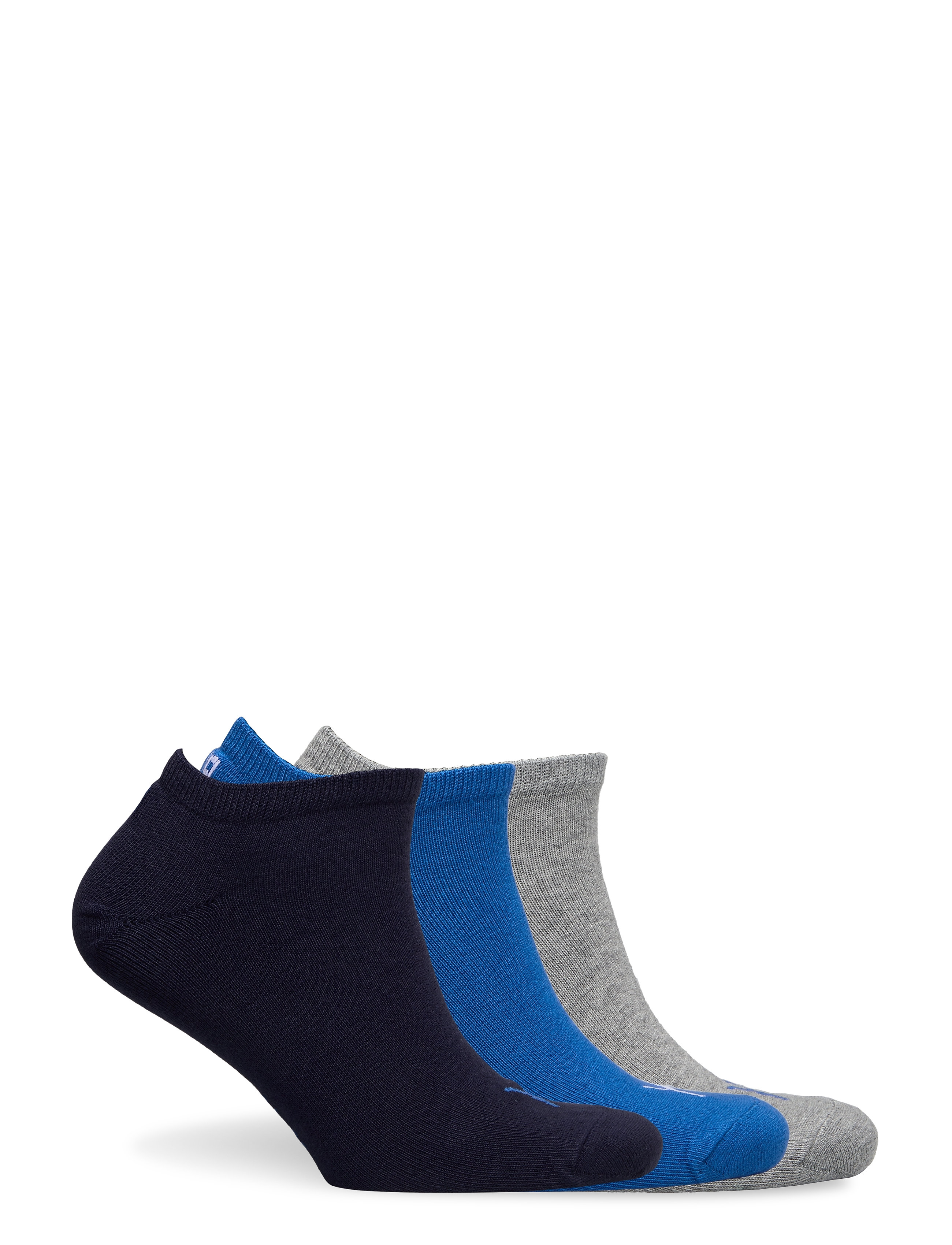 PUMA - PUMA UNISEX SNEAKER PLAIN 3P - träningsstrumpor - blue / grey melange - 1