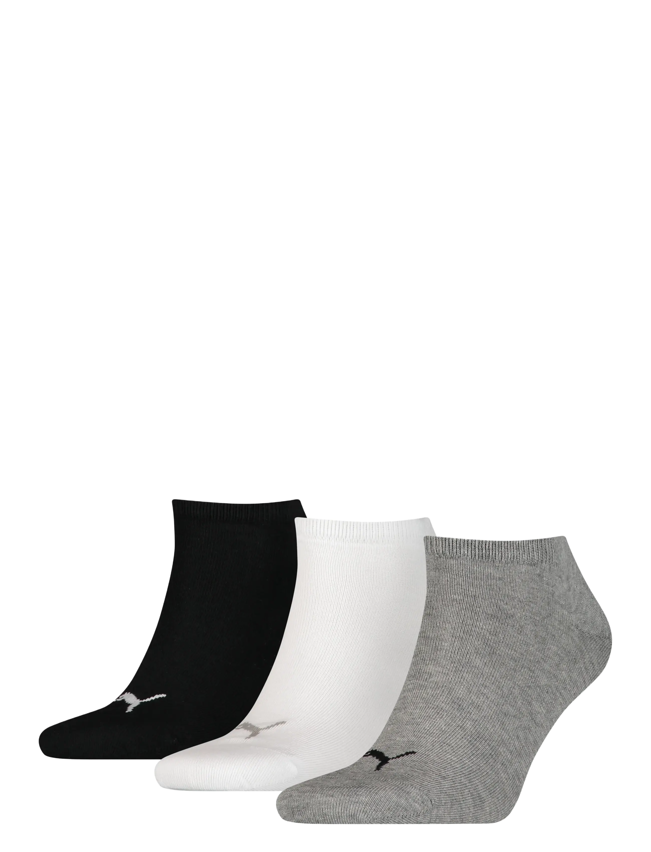 PUMA PUMA UNISEX SNEAKER PLAIN 3P - Sokid - GREY/WHITE/BLACK / multi