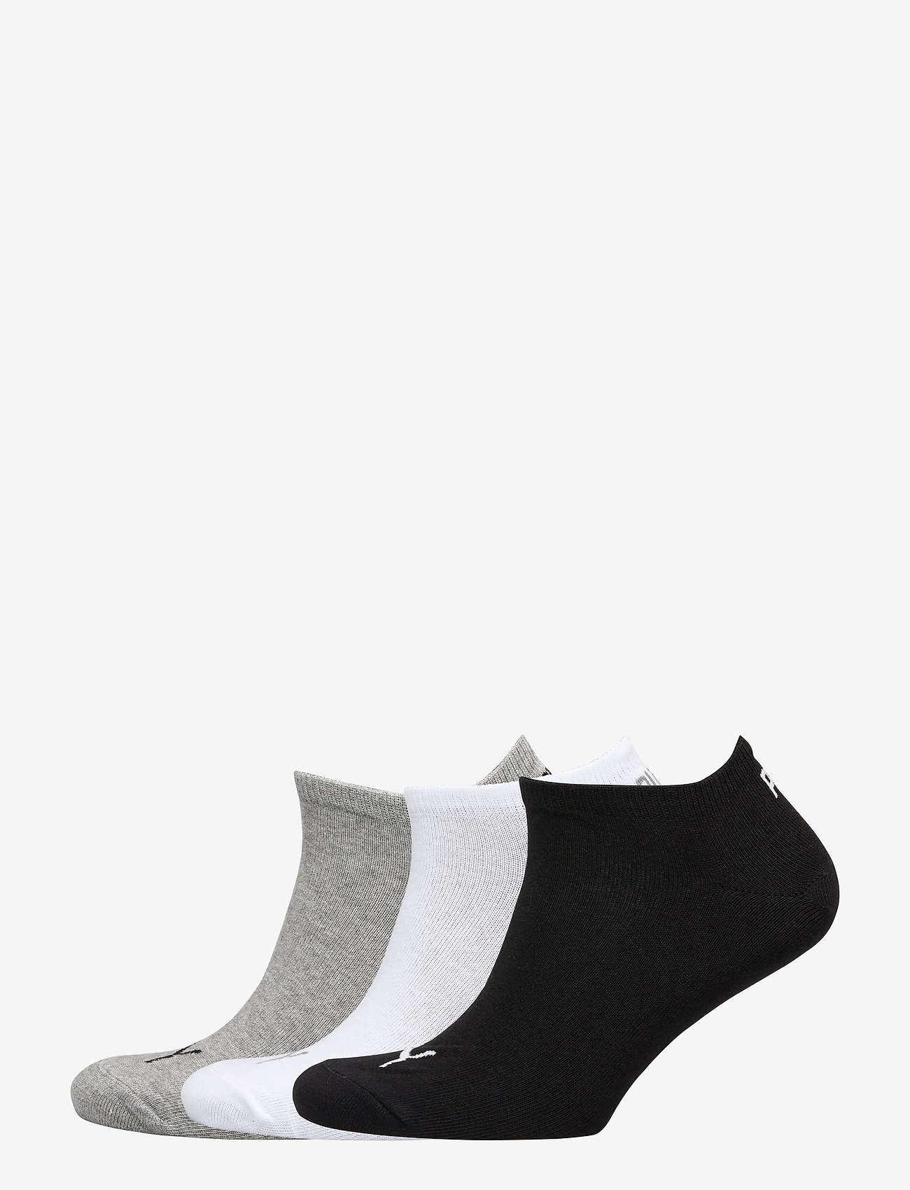 PUMA - PUMA UNISEX SNEAKER PLAIN 3P - sportsocken - grey/white/black - 0