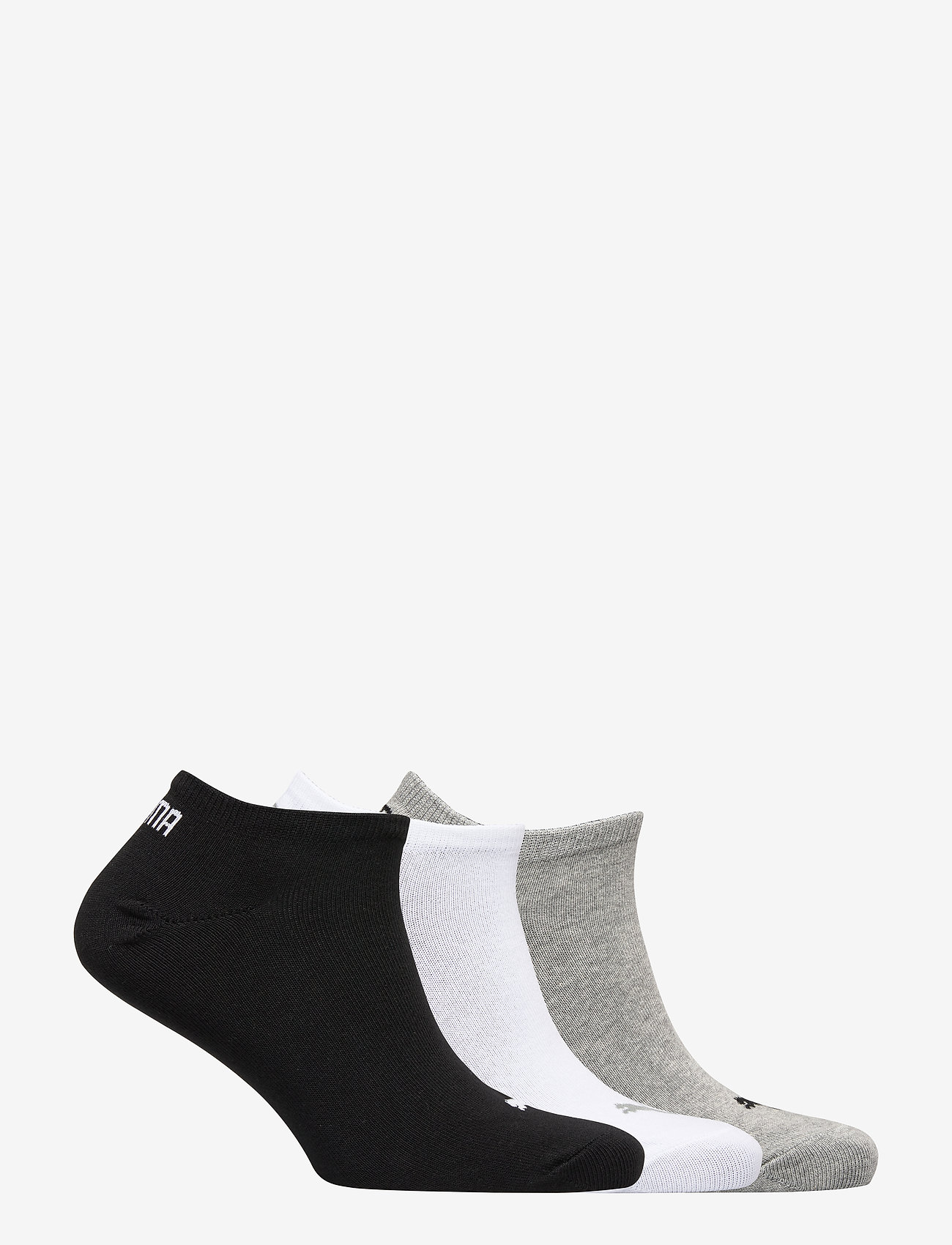 PUMA - PUMA UNISEX SNEAKER PLAIN 3P - sportsocken - grey/white/black - 1