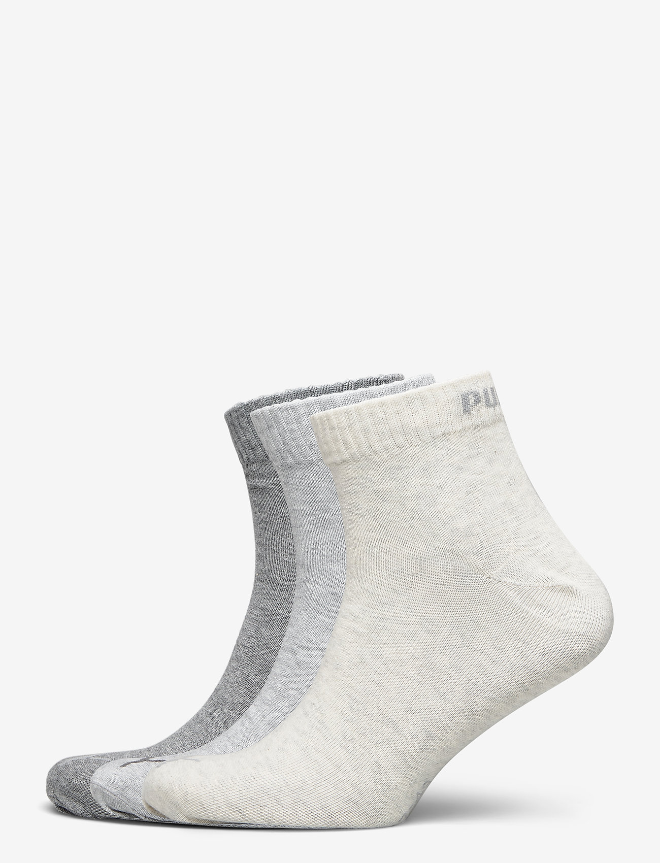 PUMA - PUMA UNISEX QUARTER PLAIN 3P - light grey melange - 0