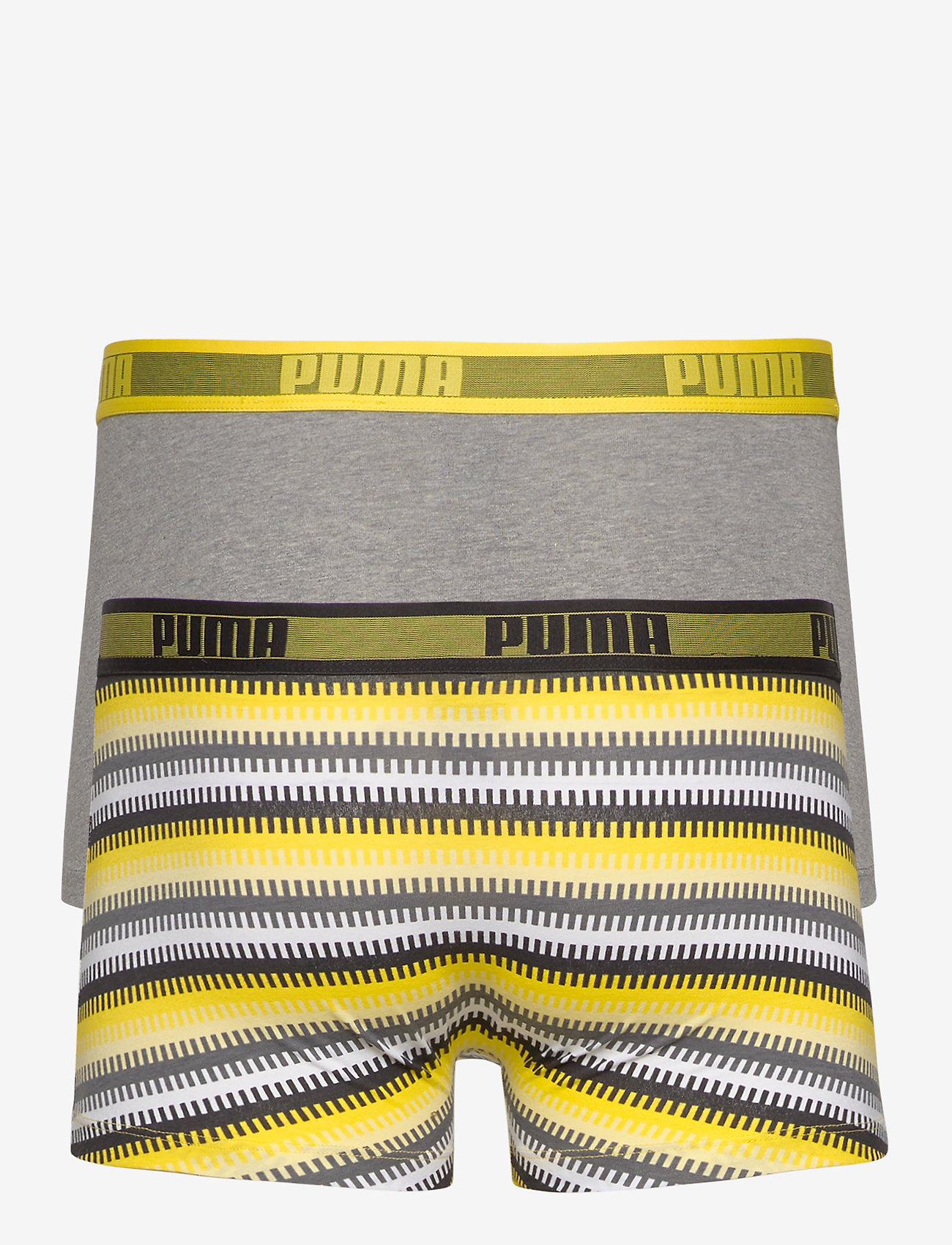 PUMA - PUMA WORLDHOOD STRIPE TRUNK 2P - yellow / grey melange - 1