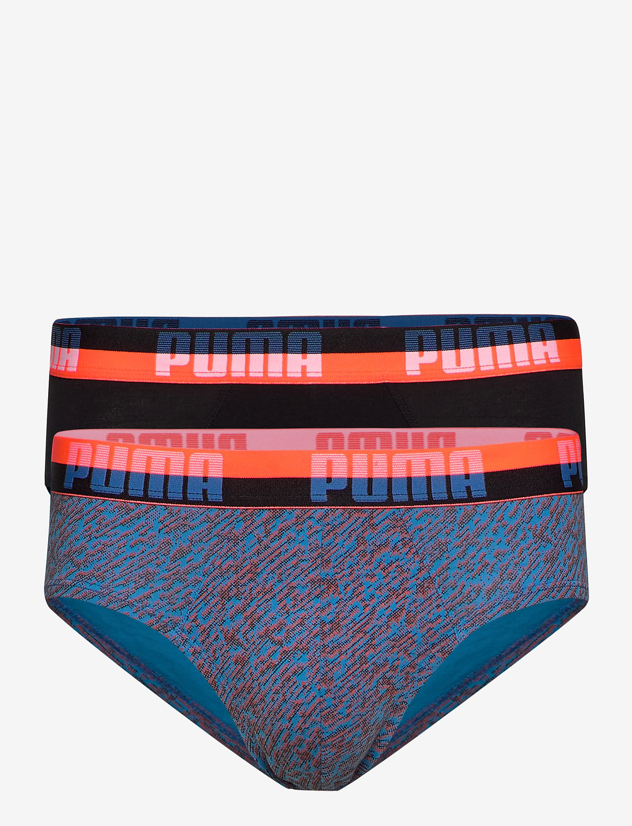PUMA - PUMA NOISE AOP BRIEF 2P - blue / orange - 0