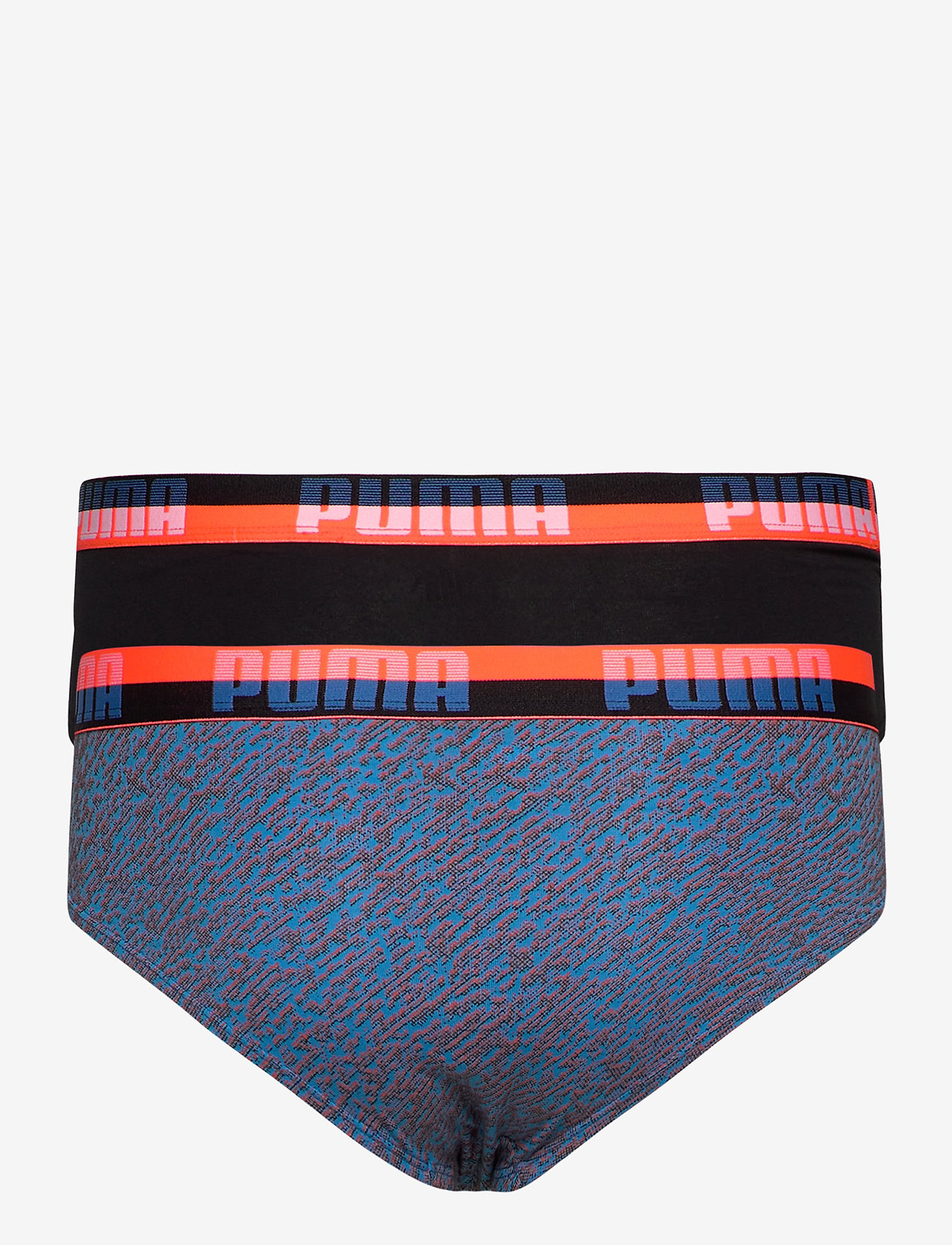 PUMA - PUMA NOISE AOP BRIEF 2P - blue / orange - 1