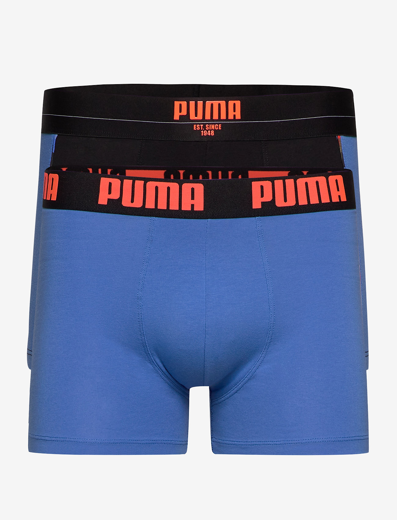 PUMA - PUMA STATEMENT BOXER 2P - blue / orange - 0