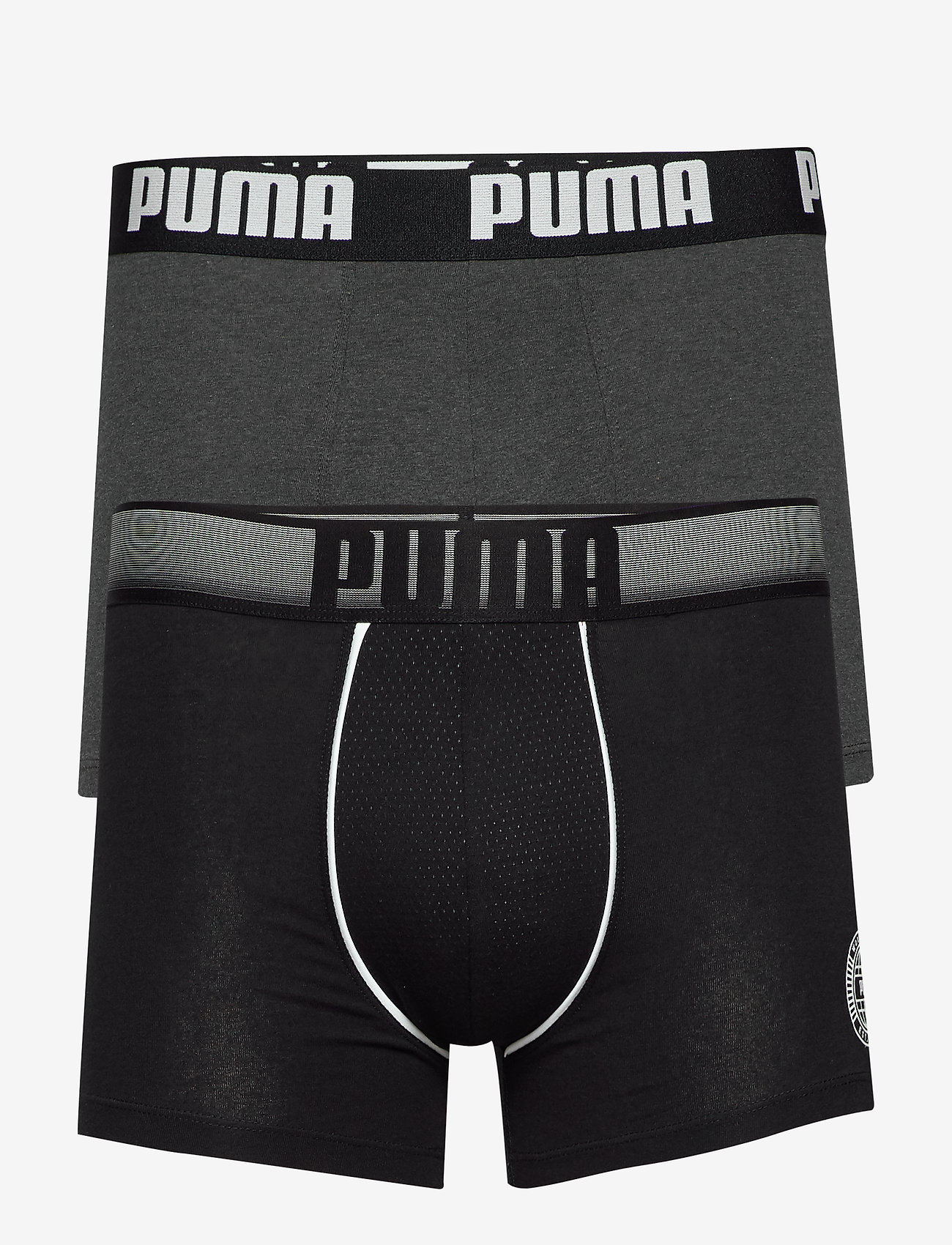 PUMA - PUMA STATEMENT BOLD LOGO BOXER 2P - black - 0