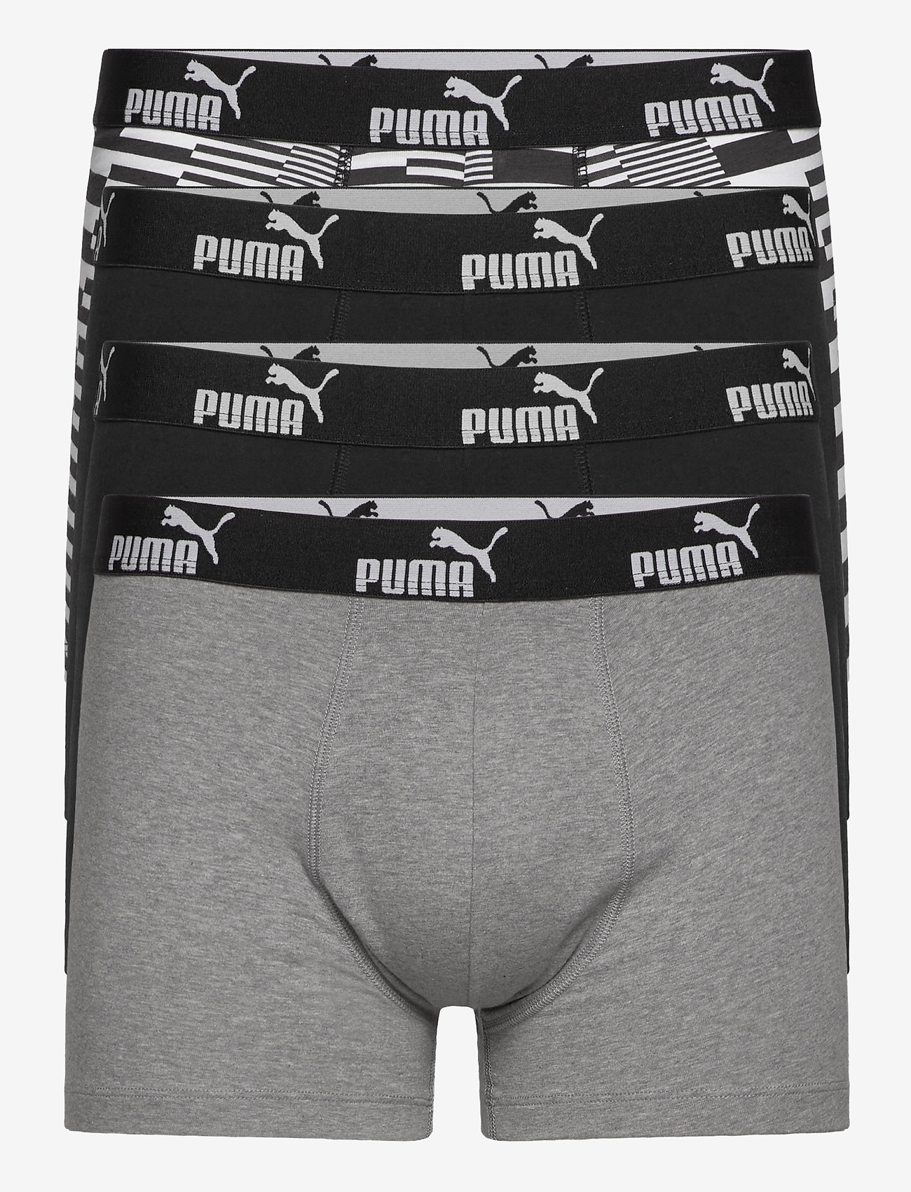 PUMA - PUMA PROMO PRINT BOXER 4P - black - 0