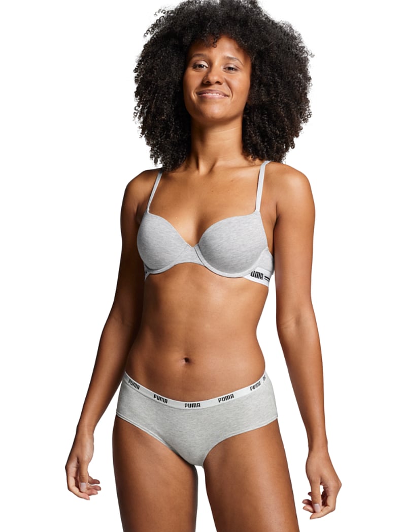 PUMA - PUMA HIPSTER 3P PACK - undertøj - white / grey / black - 0