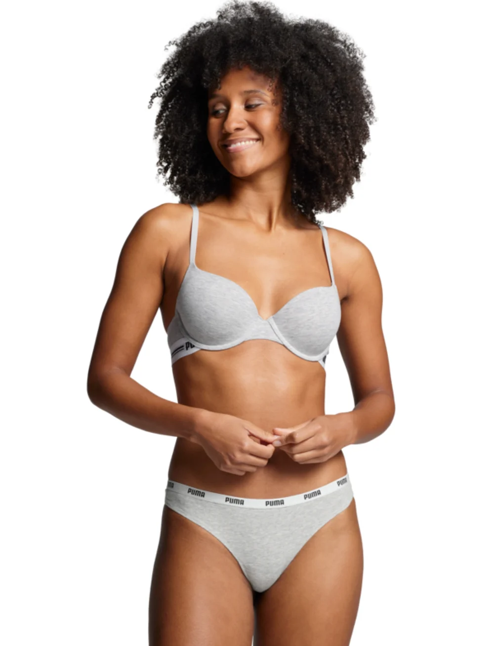 PUMA - PUMA STRING 3P PACK - undertøj - white / grey / black - 0