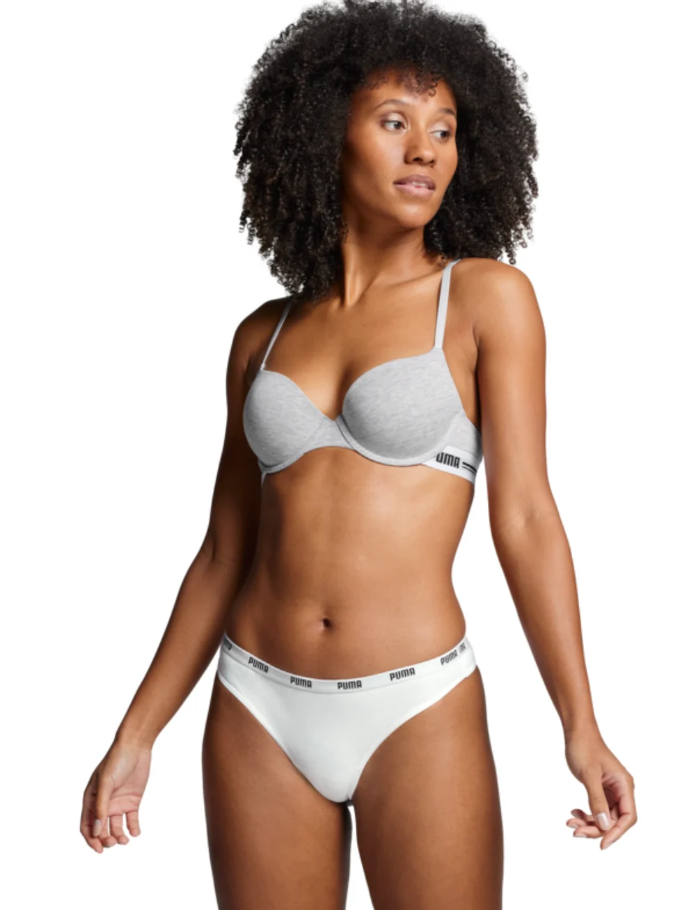 PUMA - PUMA STRING 3P PACK - undertøj - white / grey / black - 2