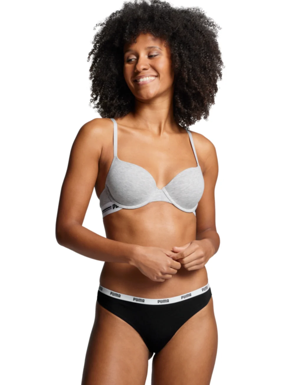 PUMA - PUMA STRING 3P PACK - undertøj - white / grey / black - 3