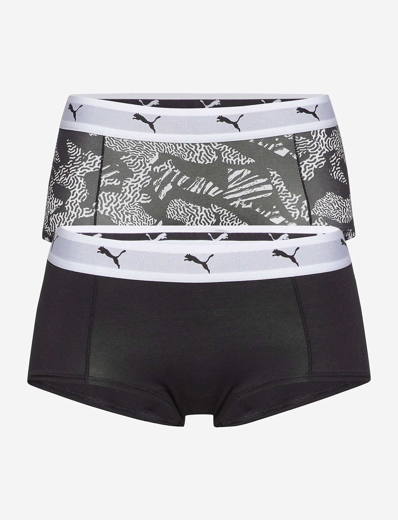 PUMA - PUMA AOP MINI SHORT 2P PACK - black - 0