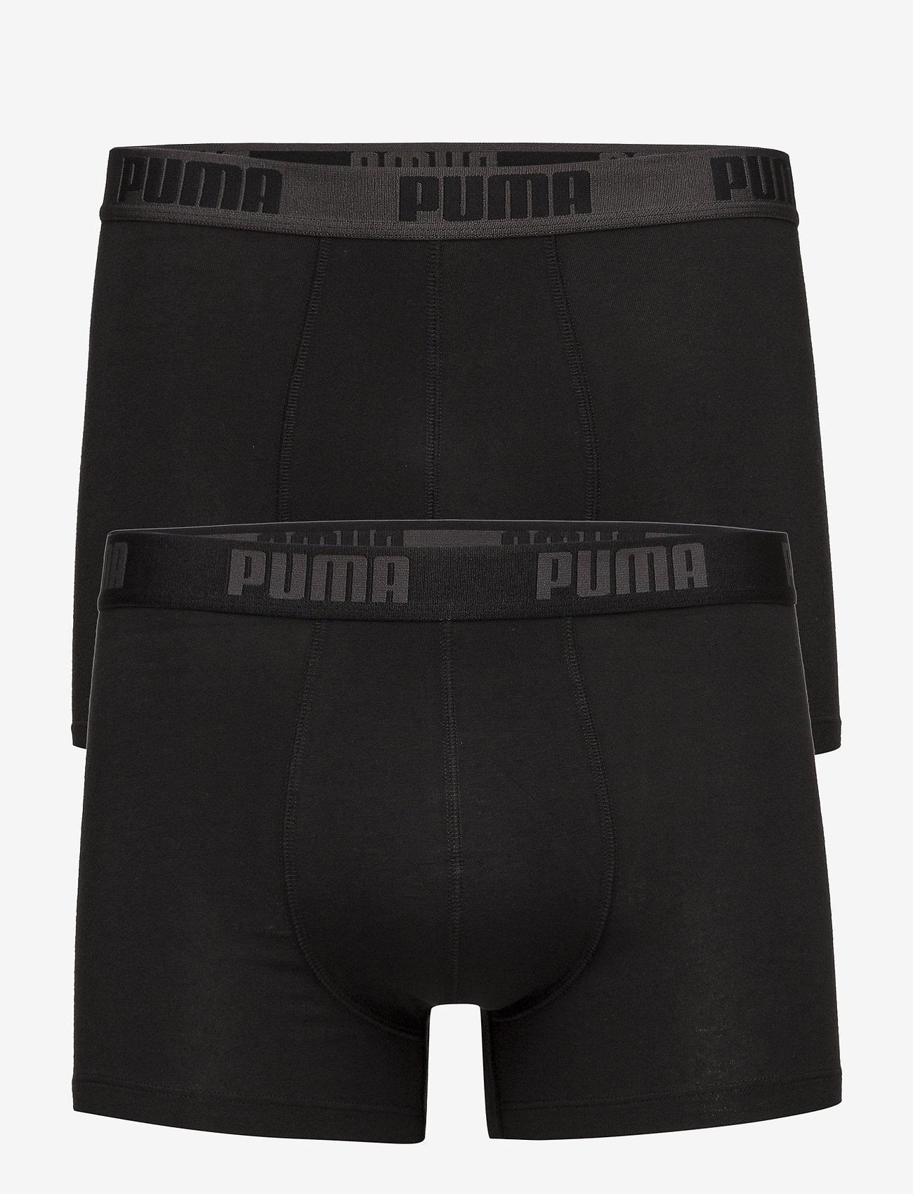 PUMA - PUMA BASIC BOXER 2P - majtki w wielopaku - black / black - 1