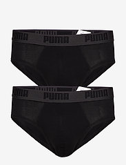 PUMA - PUMA BASIC BRIEF 2P - alushousut monipakkauksessa - black / black - 1