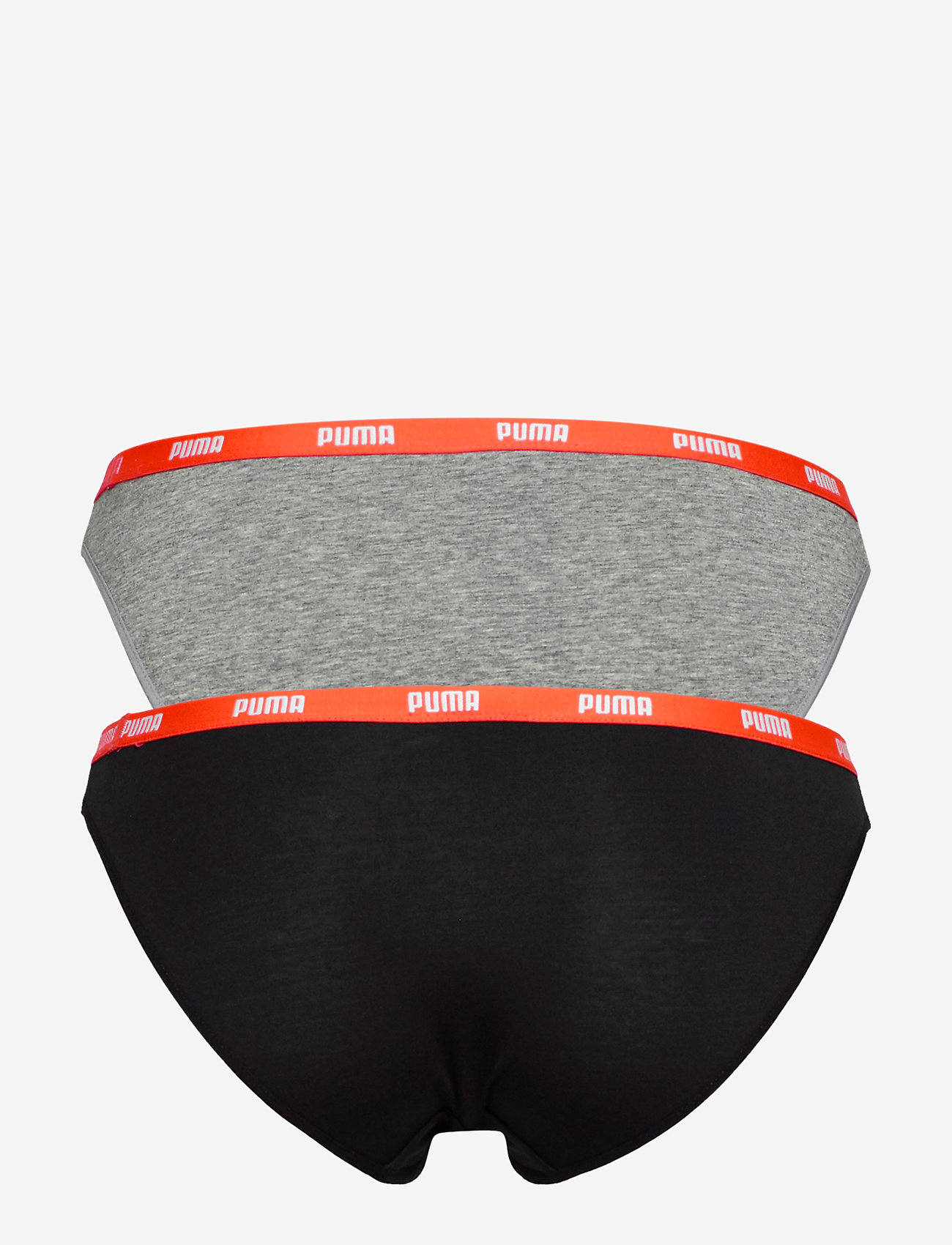 PUMA - PUMA ICONIC BIKINI 2P - grey melange / neon red - 1