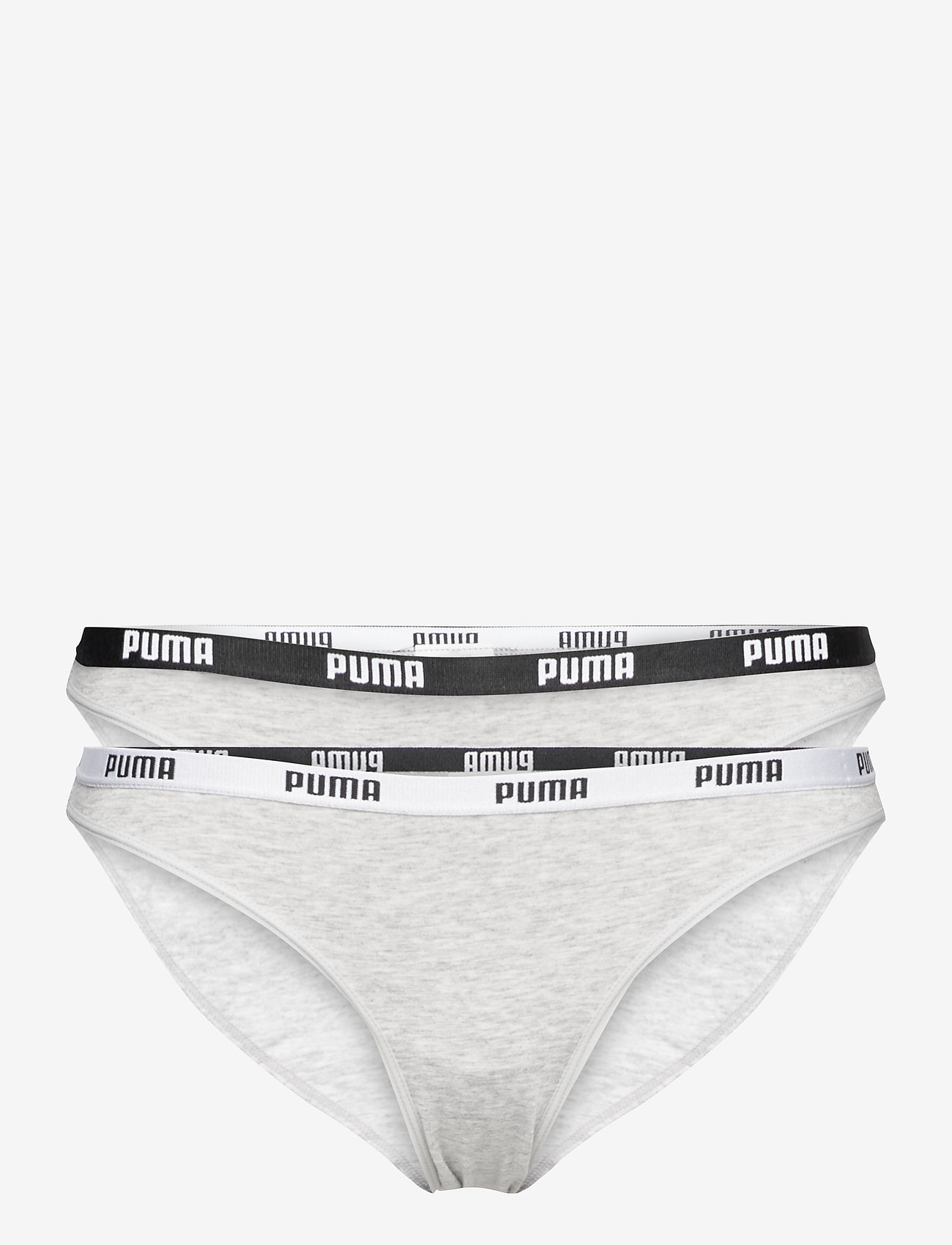 PUMA - PUMA WOMEN BIKINI 2P HANG - undertøj - grey / grey - 1