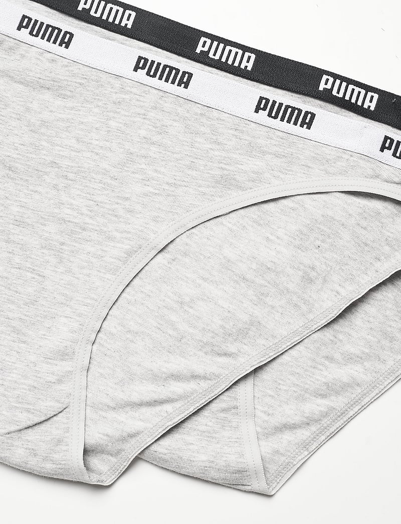 PUMA - PUMA WOMEN BIKINI 2P HANG - undertøj - grey / grey - 5