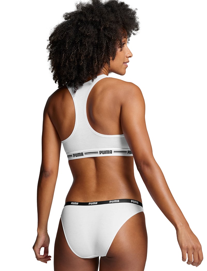 PUMA - PUMA WOMEN BIKINI 2P HANG - undertøj - white / white - 3