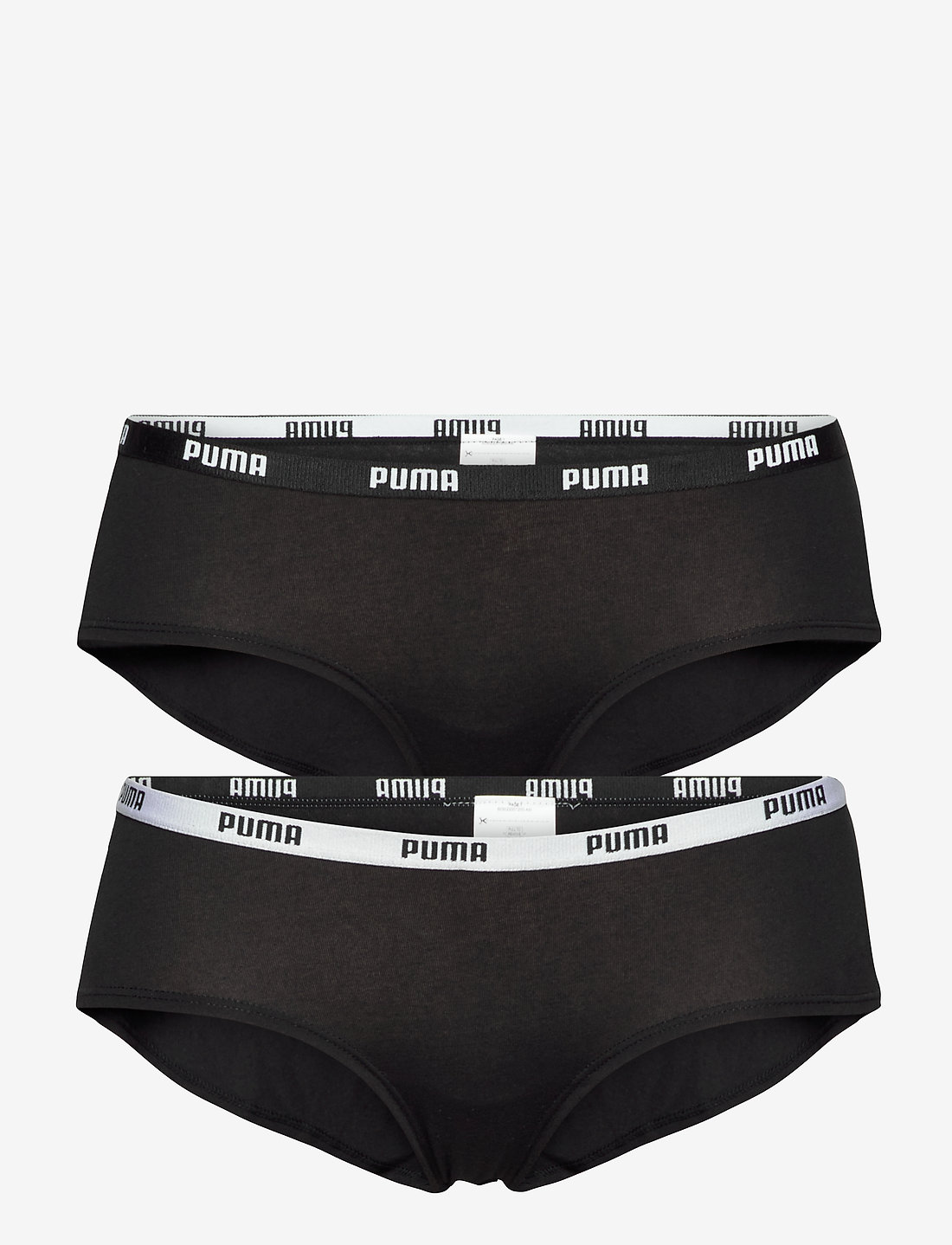 PUMA - PUMA WOMEN HIPSTER 2P HANG - undertøj - black - 1