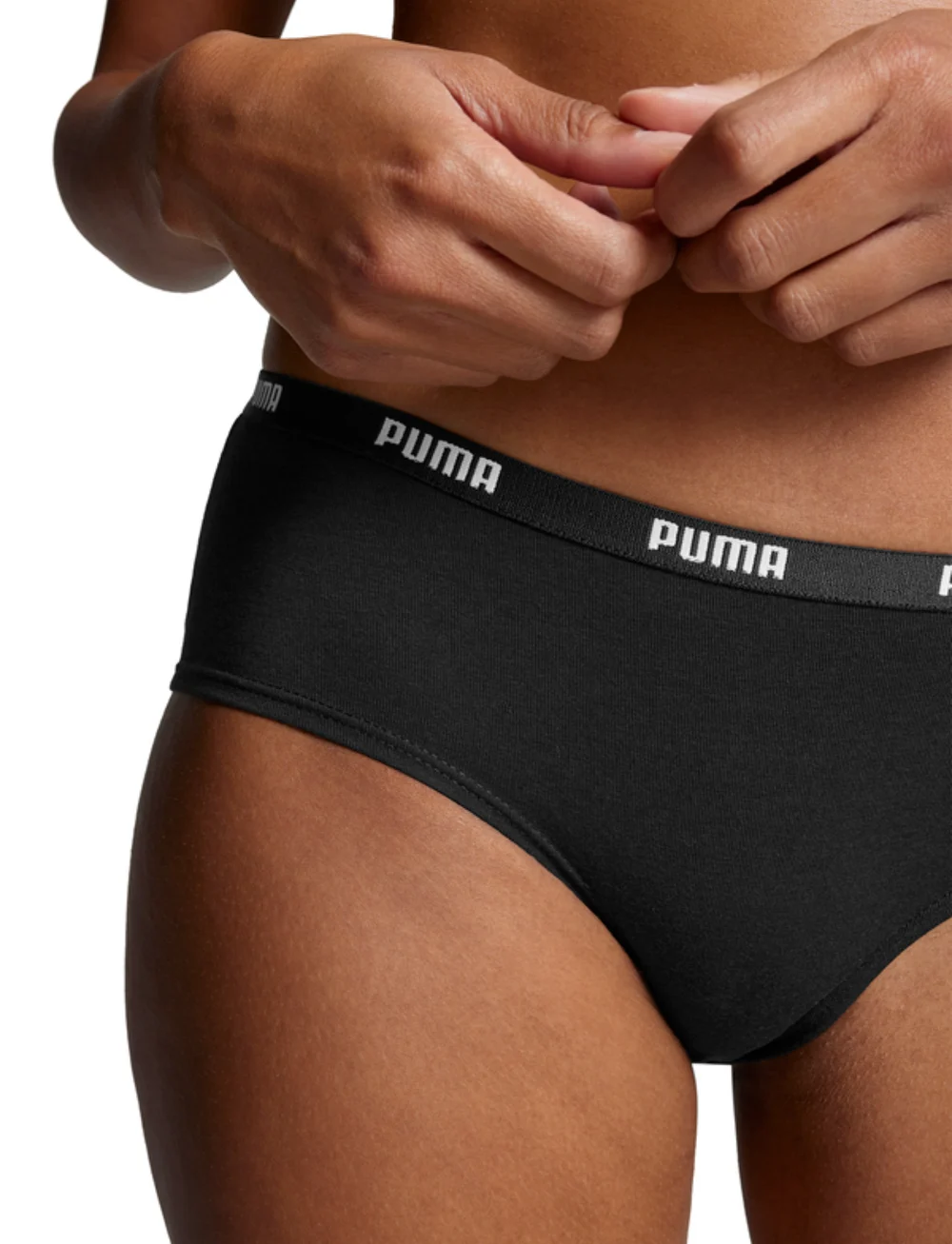 PUMA - PUMA WOMEN HIPSTER 2P HANG - undertøj - black - 4