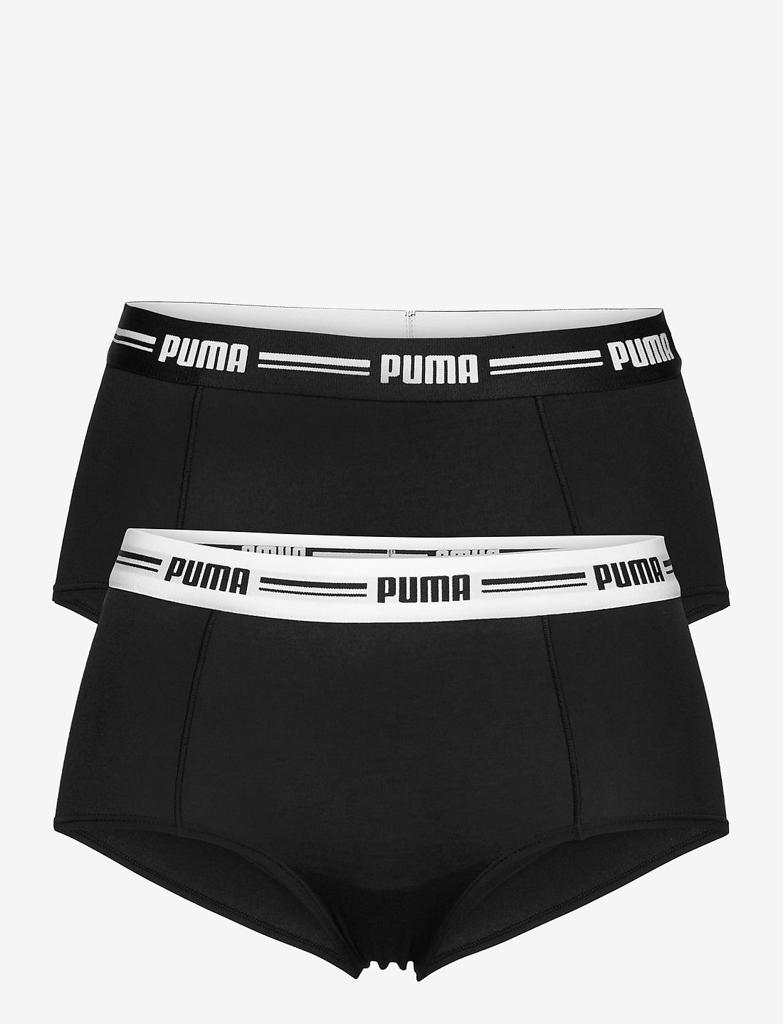 PUMA - PUMA WOMEN MINI SHORT 2P HANG - alusvaatteet - black - 0