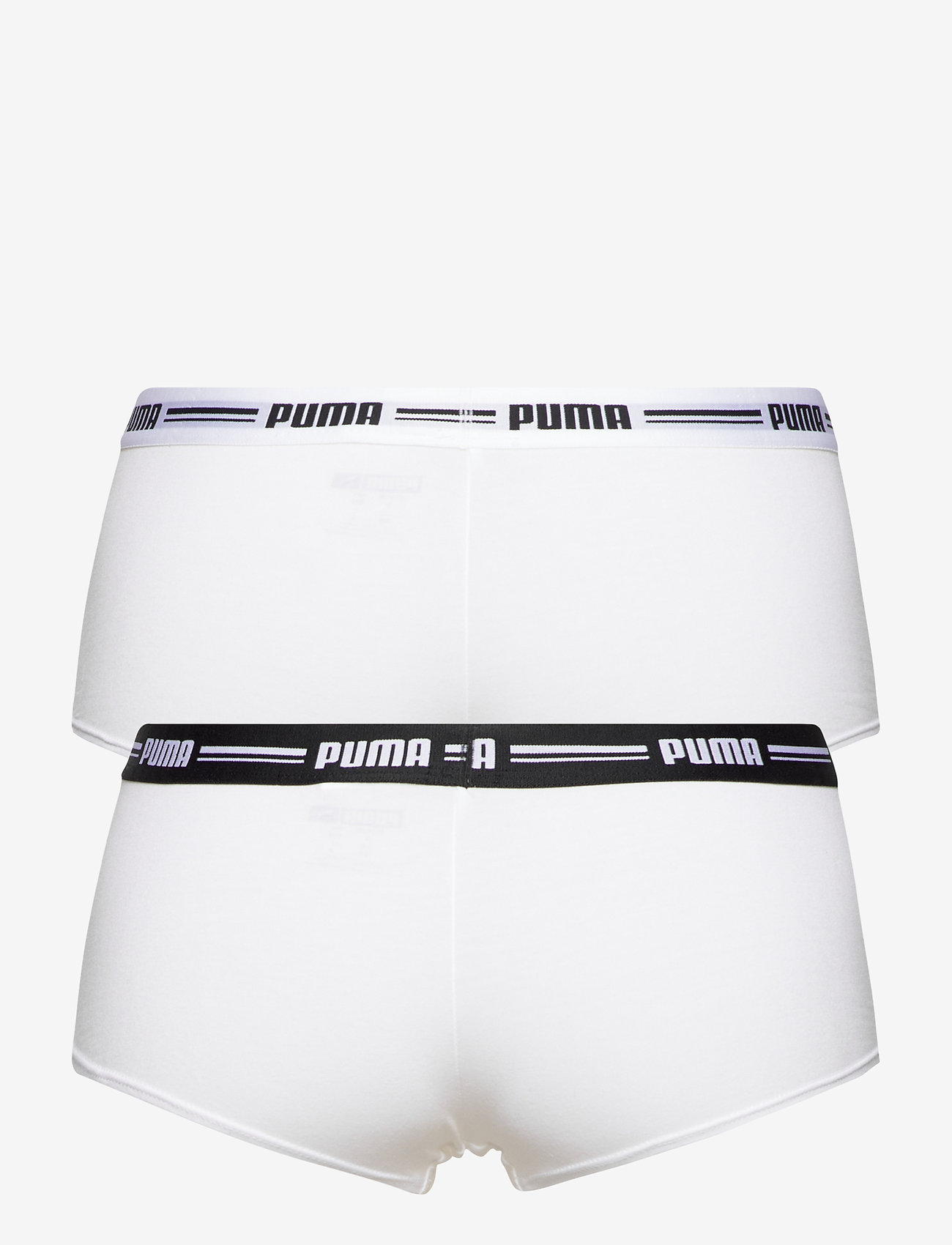 PUMA - PUMA WOMEN MINI SHORT 2P HANG - undertøj og sokker - white / white - 2