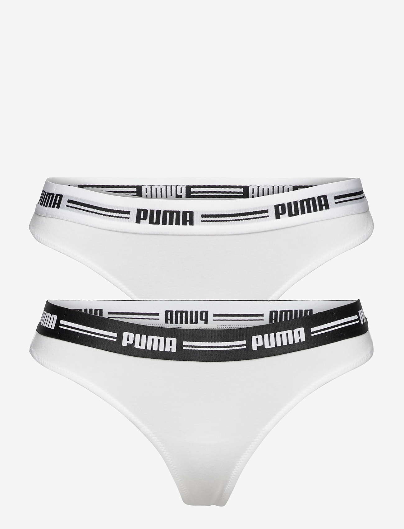 PUMA - PUMA WOMEN STRING 2P HANG - underkläder - white / white - 1
