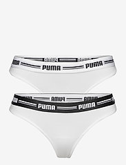 PUMA - PUMA WOMEN STRING 2P HANG - ondergoed - white / white - 0
