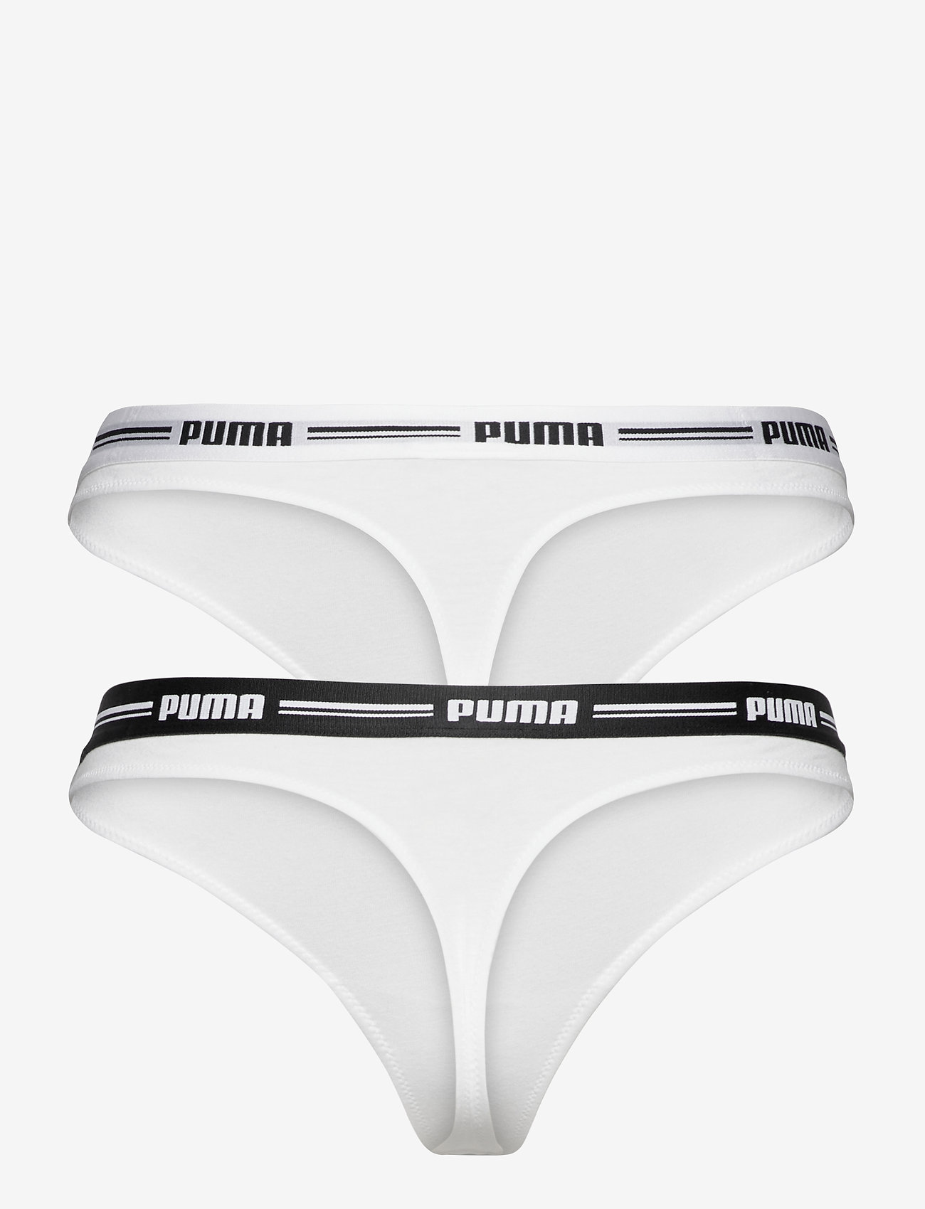 PUMA - PUMA WOMEN STRING 2P HANG - underkläder - white / white - 5