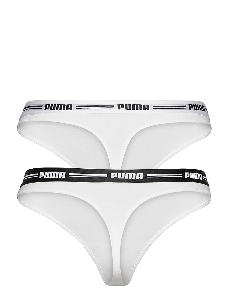 PUMA - PUMA WOMEN STRING 2P HANG - underkläder - white / white - 5