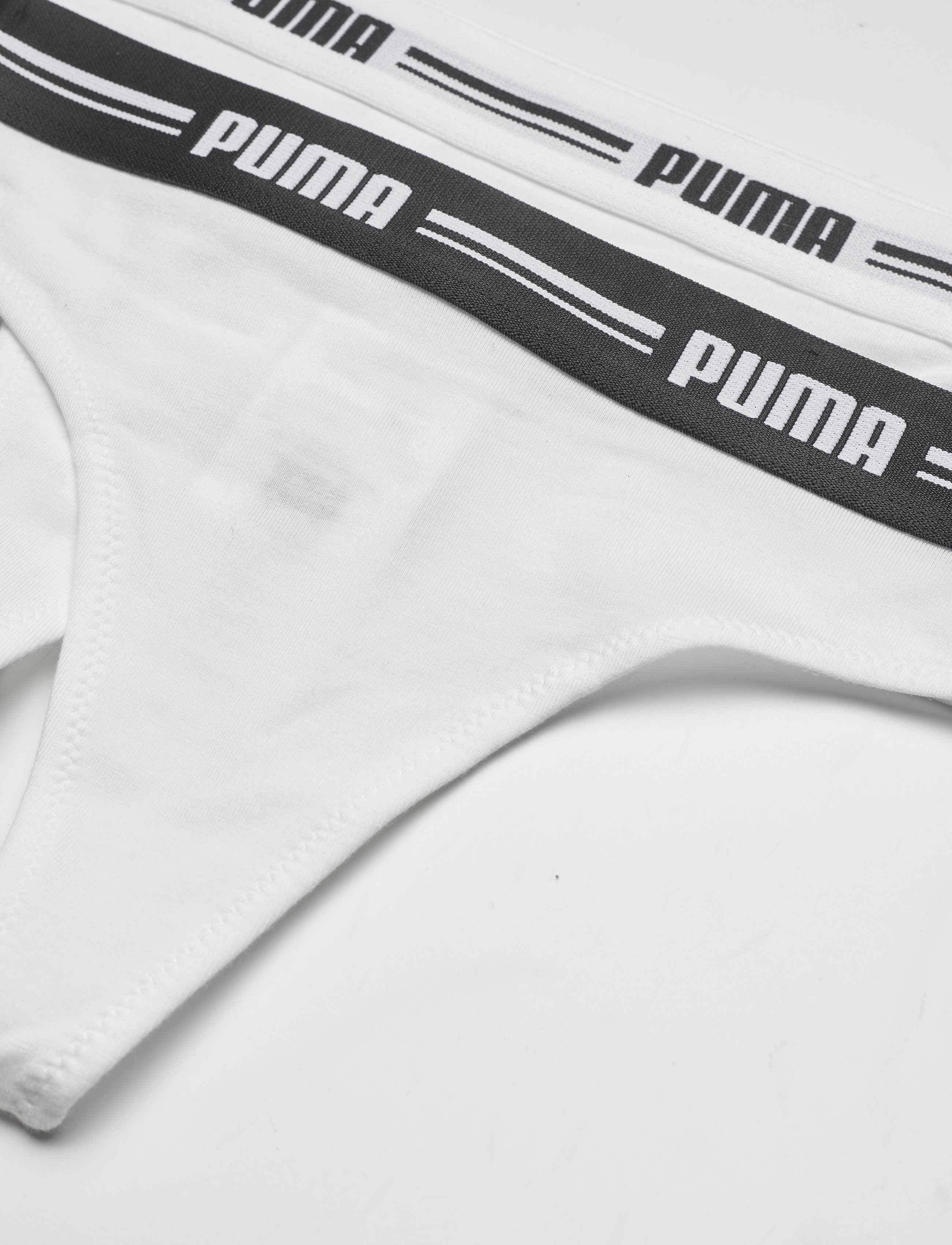 PUMA - PUMA WOMEN STRING 2P HANG - briefs - white / white - 4