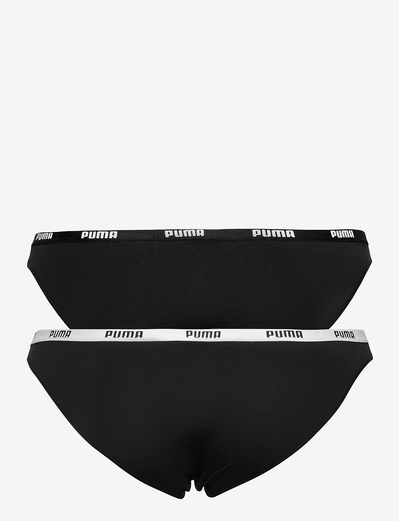 PUMA - PUMA WOMEN BIKINI 2P PACK - unterwäsche - black - 2