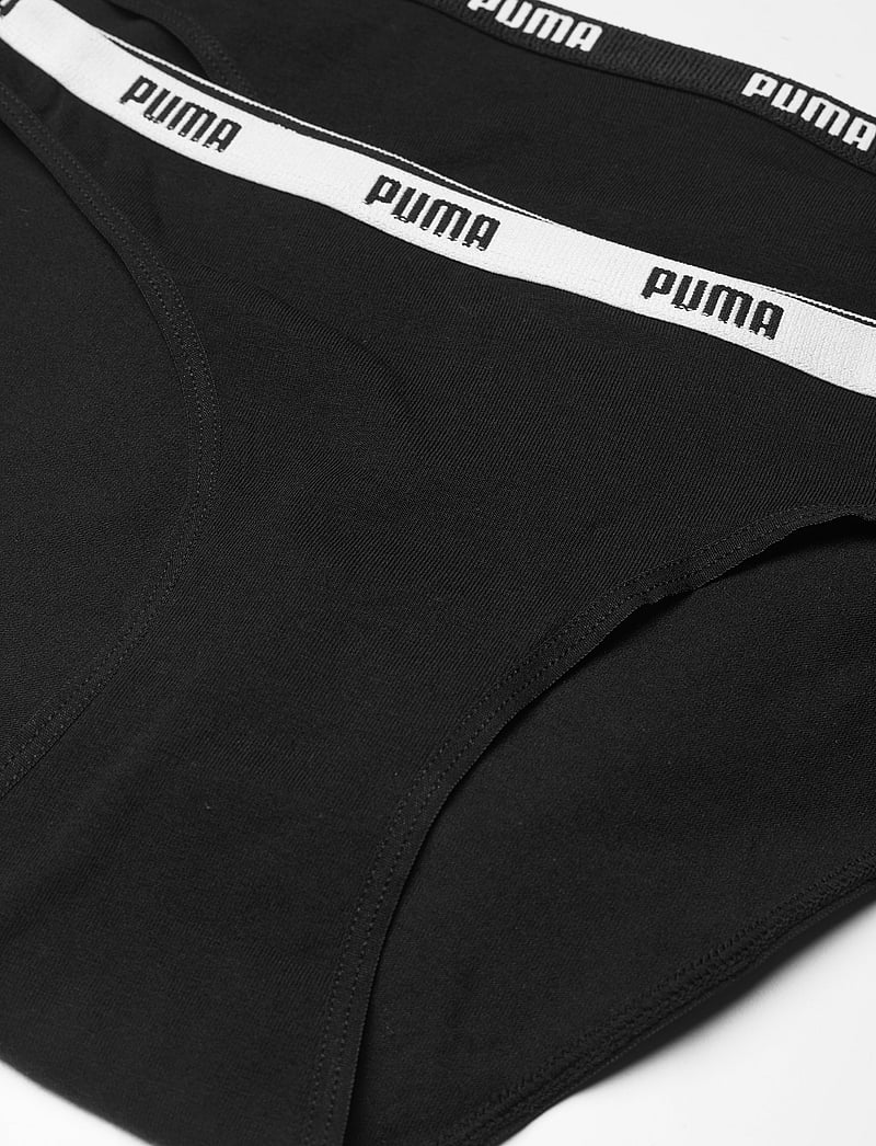 PUMA - PUMA WOMEN BIKINI 2P PACK - unterwäsche - black - 1