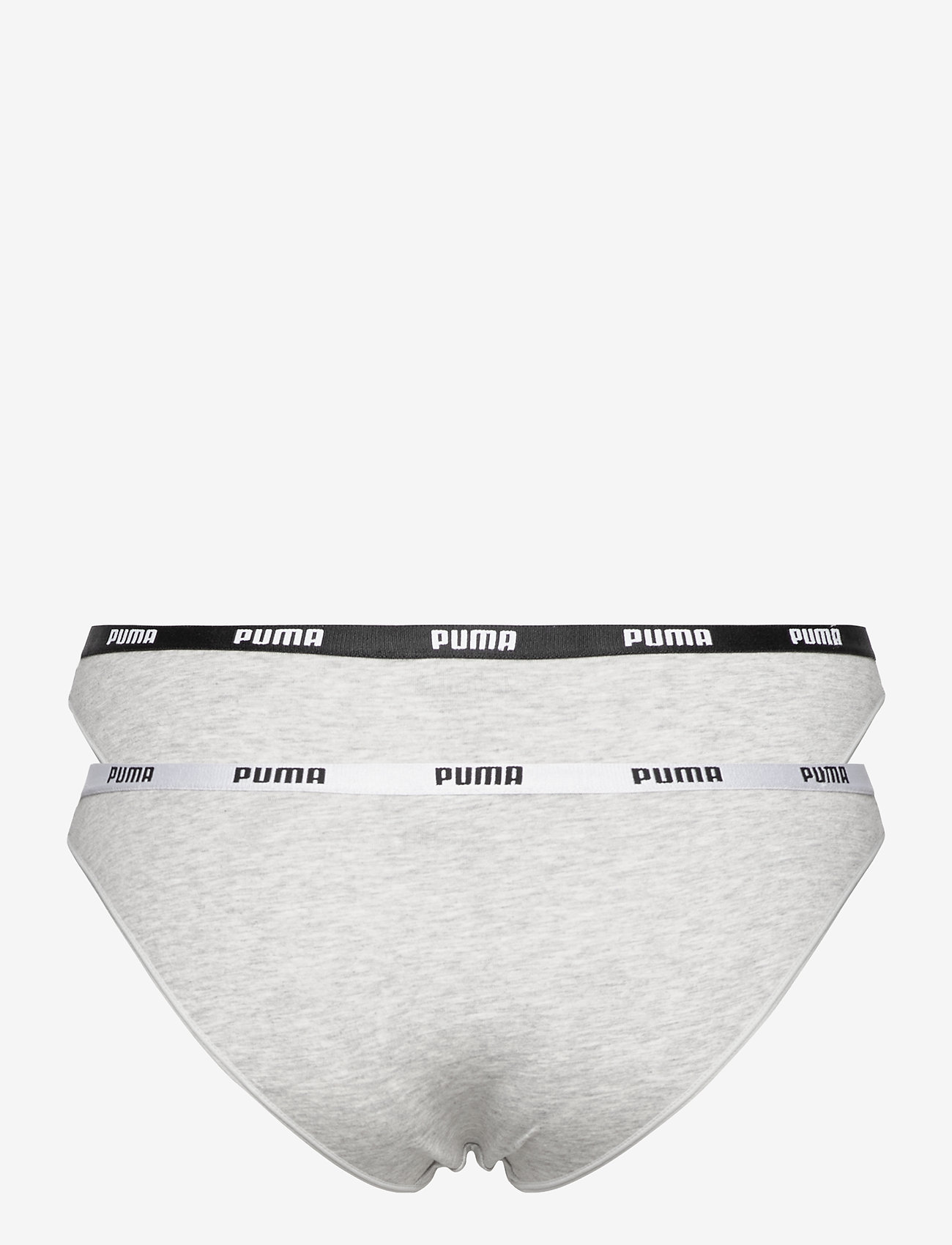 PUMA - PUMA WOMEN BIKINI 2P PACK - undertøj - grey / grey - 2