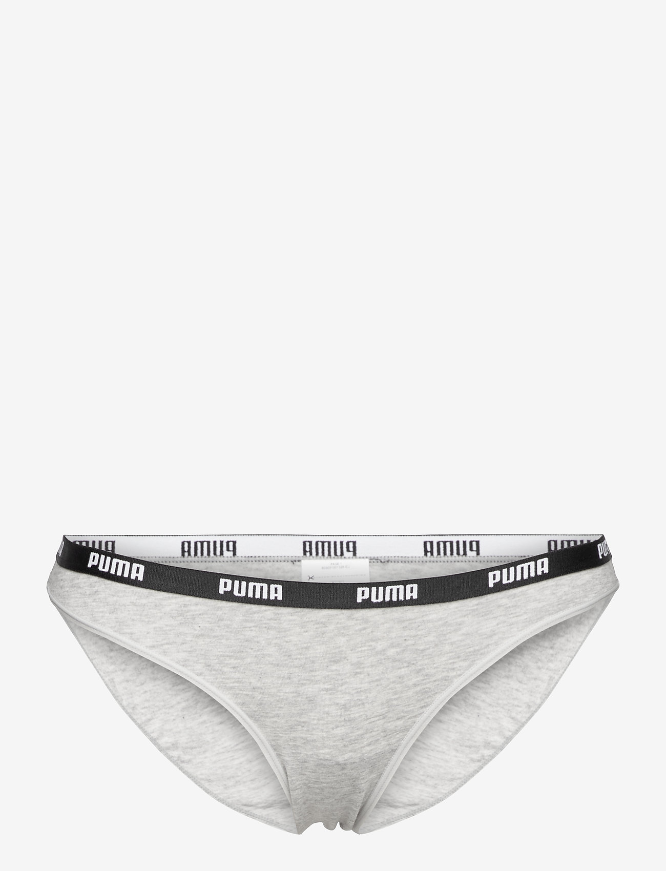 PUMA - PUMA WOMEN BIKINI 2P PACK - undertøj - grey / grey - 3