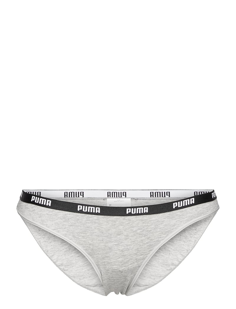 PUMA - PUMA WOMEN BIKINI 2P PACK - unterwäsche - grey / grey - 3