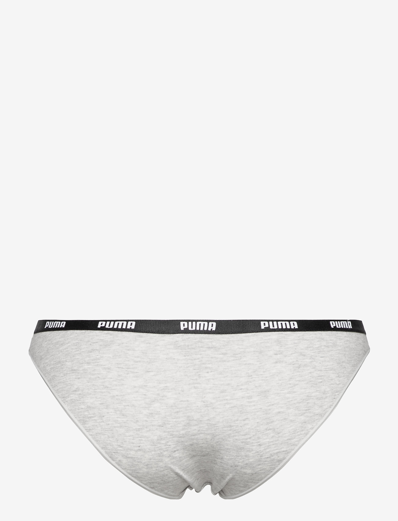 PUMA - PUMA WOMEN BIKINI 2P PACK - undertøj - grey / grey - 4