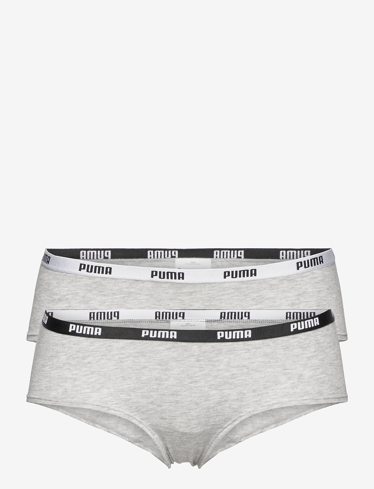 PUMA - PUMA WOMEN HIPSTER 2P PACK - underkläder - grey / grey - 0
