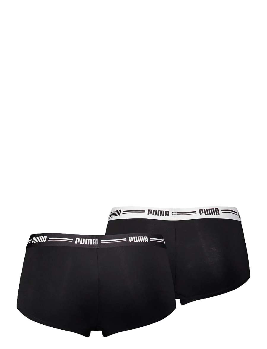 PUMA - PUMA WOMEN MINI SHORT 2P PACK - unterwäsche & socken - black - 2